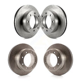 Front Rear Disc Brake Rotors Kit For 2010 Ford F-450 Super Duty With 8 Lug Wheels To 02 12 K8-102423