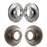 Front Rear Disc Brake Rotors Kit For 2005-2009 Ford F-450 Super Duty With 8 Lug Wheels K8-102426