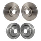 Front Rear Disc Brake Rotors Kit For 2013 BMW 328i Convertible with 3.0L With 340mm Diameter Rotor K8-102439
