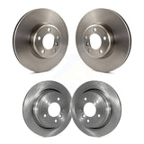 Front Rear Disc Brake Rotors Kit For 2013 BMW 328i Convertible with 3.0L With 340mm Diameter Rotor K8-102439