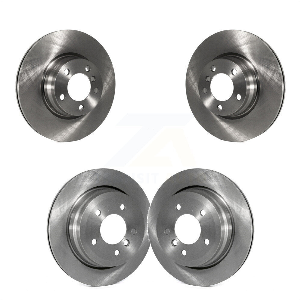 Front Rear Disc Brake Rotors Kit For 2013 BMW 328i Convertible with 3.0L With 330mm Diameter Rotor K8-102440