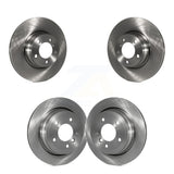 Front Rear Disc Brake Rotors Kit For 2013 BMW 328i Convertible with 3.0L With 330mm Diameter Rotor K8-102440