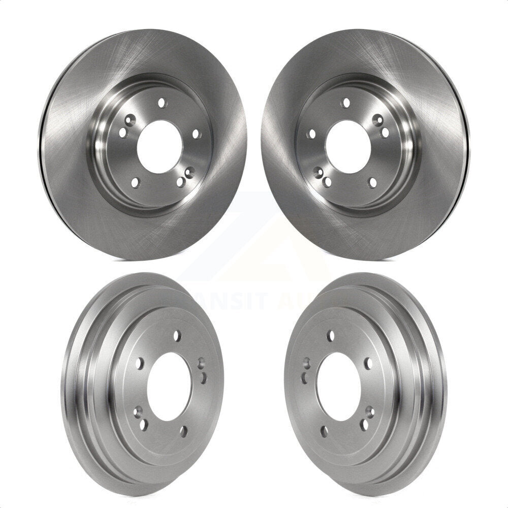 Front Rear Disc Brake Rotors Drums Kit For 2017-2020 Hyundai Elantra 1.6L K8-102453