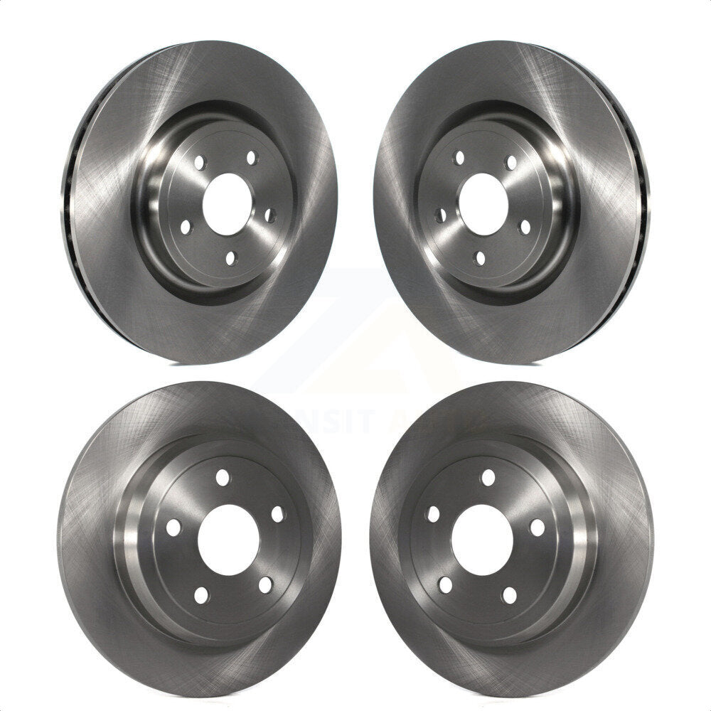 Front Rear Disc Brake Rotors Kit For 2012 Jeep Grand Cherokee 6.4L With Solid K8-102456