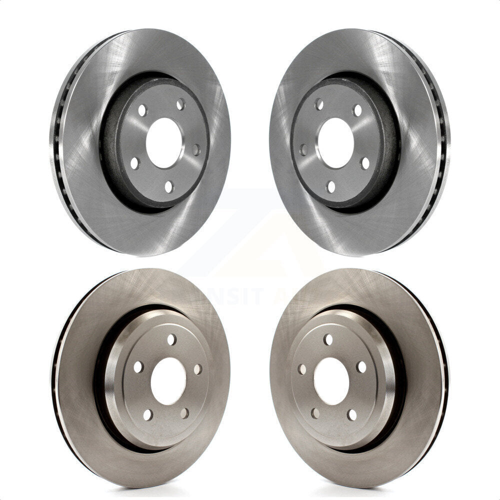 Front Rear Disc Brake Rotors Kit For 2012 Jeep Grand Cherokee 6.4L With 330mm Diameter Rotor K8-102457