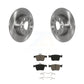 Transit Auto - Rear Disc Brake Rotors And Ceramic Pads Kit For Volkswagen Jetta Taos K8C-101757