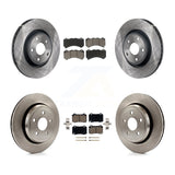 Transit Auto - Front Rear Disc Brake Rotors And Ceramic Pads Kit For 2018-2020 Dodge Durango With Vented K8C-103345