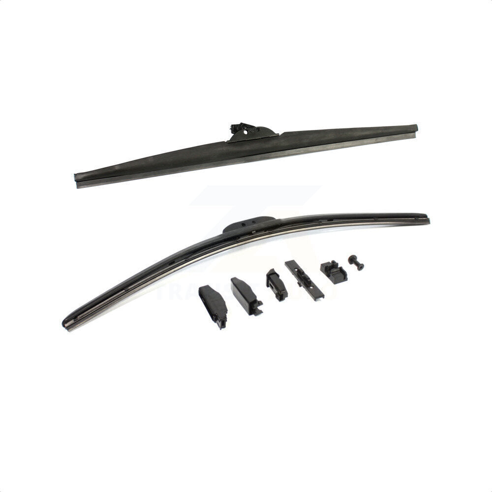 Front Wiper Blades Kit For Honda Civic Odyssey Ford Explorer Toyota Lexus Tundra RX350 Pilot Venza RX330 Ram Sequoia ProMaster 1500 2500 Ridgeline RX450h RX400h 3500 CR-Z Acura CSX K90-100534