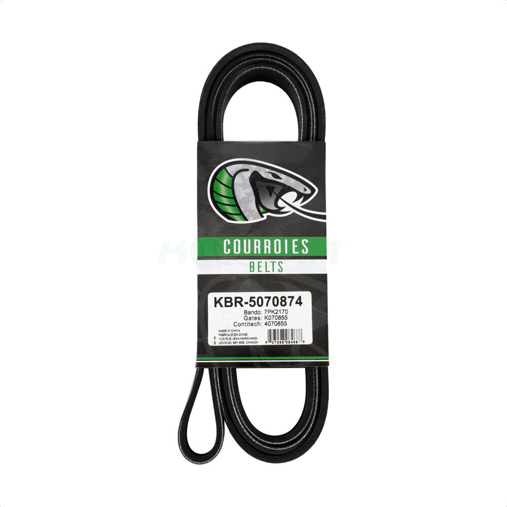 Main Drive Serpentine Belt KBR-5070874 For Nissan Frontier Pathfinder Xterra NV2500 NV3500 NV1500 Suzuki Equator