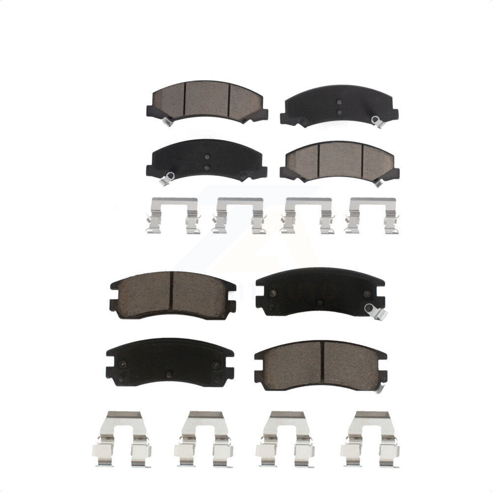 Front Rear Ceramic Brake Pads Kit For Chevrolet Impala Buick LaCrosse Monte Carlo Allure KCX-100017