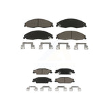 Front Rear Ceramic Brake Pads Kit For Cadillac Pontiac Grand Prix CTS STS KCX-100018