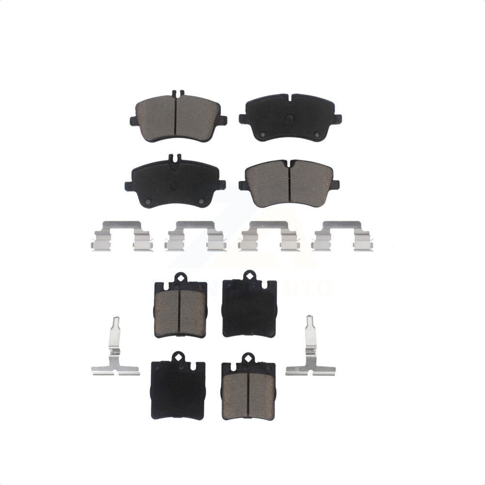 Front Rear Ceramic Brake Pads Kit For Mercedes-Benz C240 CLK350 C320 C280 CLK320 C350 KCX-100046