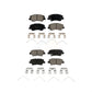 Front Rear Ceramic Brake Pads Kit For Hyundai Accent Kia Rio KCX-100061