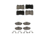 Front Rear Ceramic Brake Pads Kit For Ford Mustang KCX-100064
