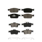 Front Rear Ceramic Brake Pads Kit For Ford Escape Transit Connect KCX-100088