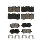Front Rear Ceramic Brake Pads Kit For Land Rover Range Sport KCX-100094