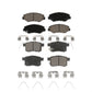 Front Rear Ceramic Brake Pads Kit For Honda Accord KCX-100103