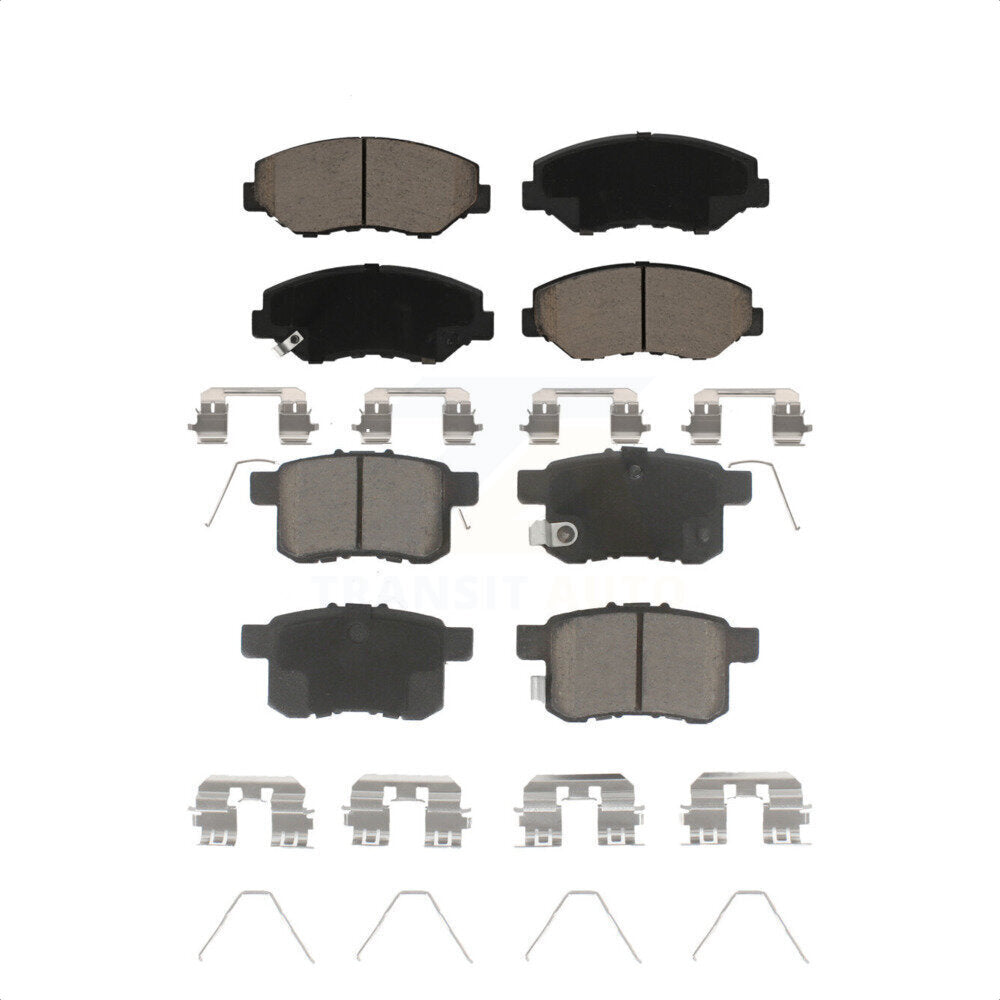 Front Rear Ceramic Brake Pads Kit For Honda Accord KCX-100103