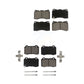 Front Rear Ceramic Brake Pads Kit For Tesla S Hyundai Genesis Coupe KCX-100117