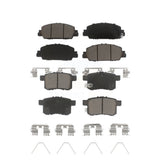 Front Rear Ceramic Brake Pads Kit For Honda Accord KCX-100136