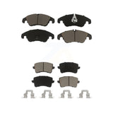 Front Rear Ceramic Brake Pads Kit For Audi Q5 A4 Quattro A5 allroad S5 KCX-100140