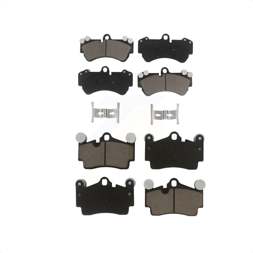 Front Rear Ceramic Brake Pads Kit For Porsche Cayenne Volkswagen Touareg With 330mm Diameter Rotor KCX-100153