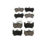 Front Rear Ceramic Brake Pads Kit For Audi Q7 Porsche Cayenne Volkswagen Touareg KCX-100155