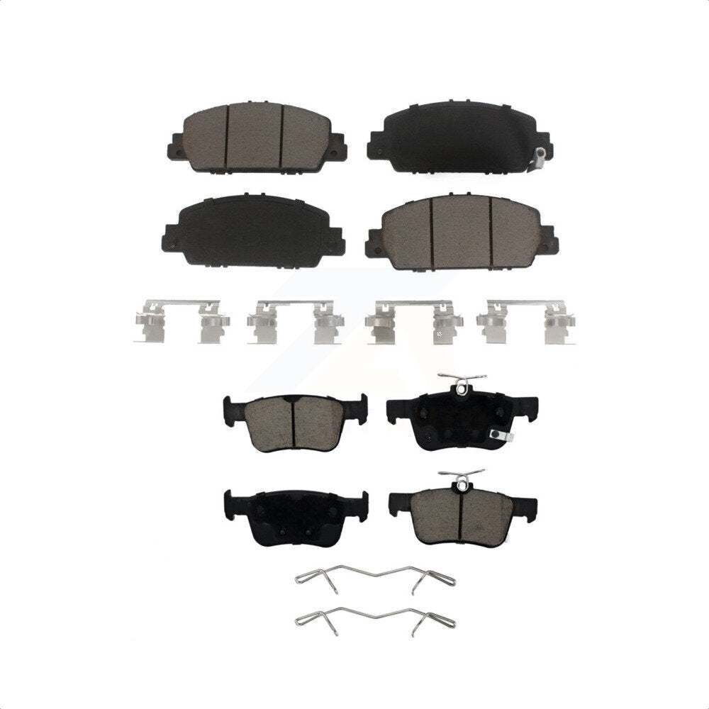 Front Rear Ceramic Brake Pads Kit For Honda Accord KCX-100160