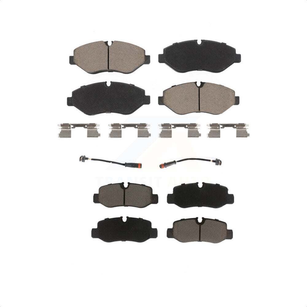 Front Rear Ceramic Brake Pads Kit For 2016-2020 Mercedes-Benz Metris KCX-100177