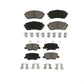 Front Rear Ceramic Brake Pads Kit For Mazda 6 KCX-100180