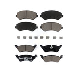 Front Rear Ceramic Brake Pads Kit For Dodge Grand Caravan Chrysler Town & Country Voyager KCX-100181