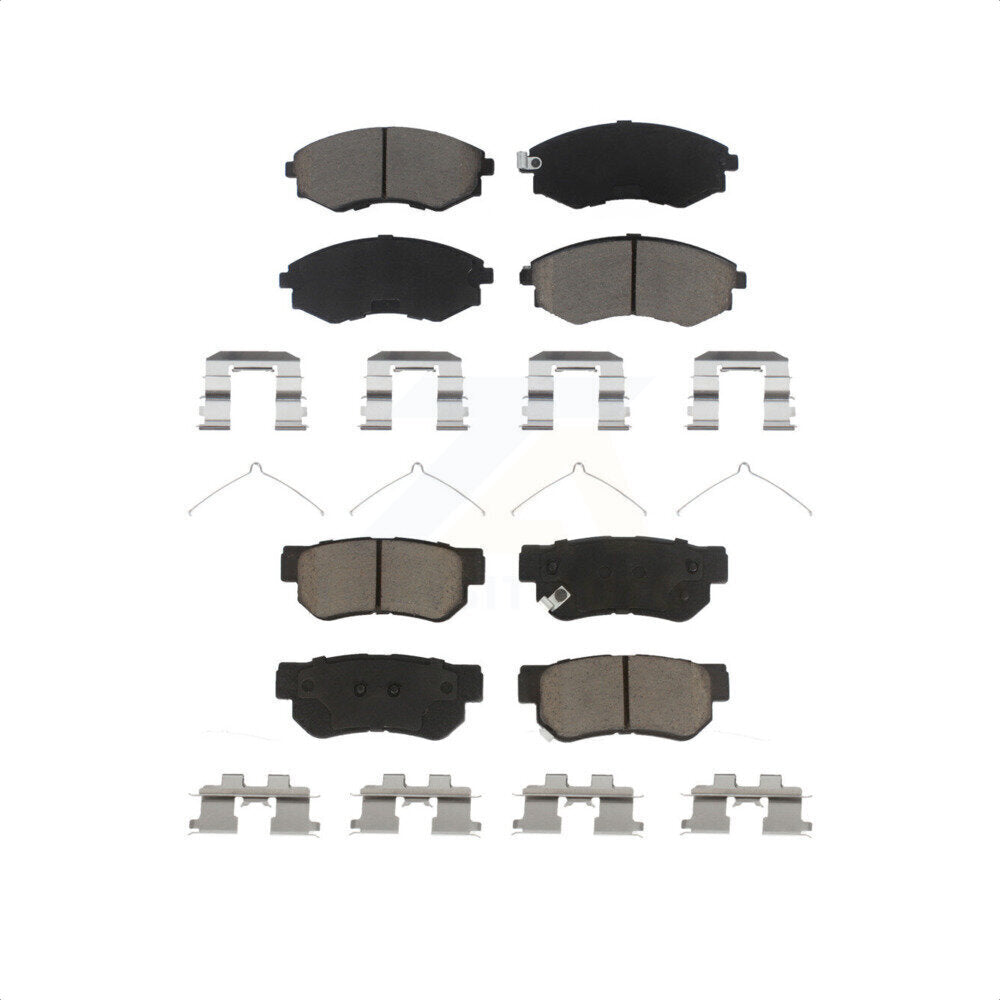 Front Rear Ceramic Brake Pads Kit For Hyundai Sonata Kia Optima Magentis KCX-100188