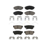 Front Rear Ceramic Brake Pads Kit For Hyundai Sonata Kia Optima Magentis KCX-100188