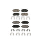 Front Rear Ceramic Brake Pads Kit For Nissan Altima Sentra Juke INFINITI G35 350Z KCX-100211