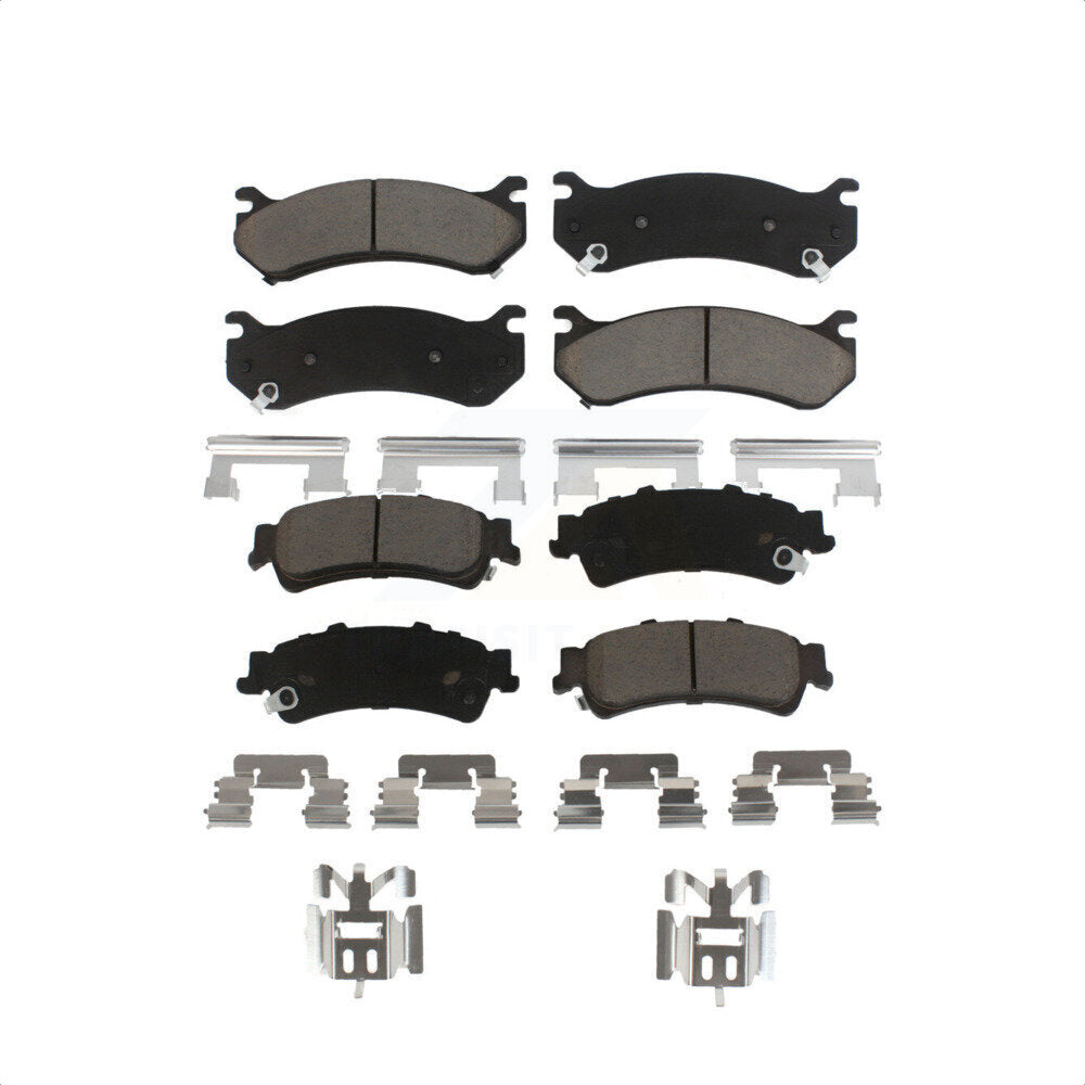 Front Rear Ceramic Brake Pads Kit For Chevrolet Silverado 1500 GMC Sierra Classic Suburban Tahoe Astro Yukon XL Safari KCX-100222