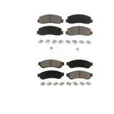 Front Rear Ceramic Brake Pads Kit For Ford F-250 Super Duty F-350 KCX-100229