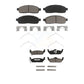 Front Rear Ceramic Brake Pads Kit For Ford F-150 Lincoln Mark LT KCX-100231