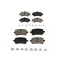 Front Rear Ceramic Brake Pads Kit For Dodge Grand Caravan Chrysler Town & Country Journey Volkswagen Routan Ram C/V KCX-100233