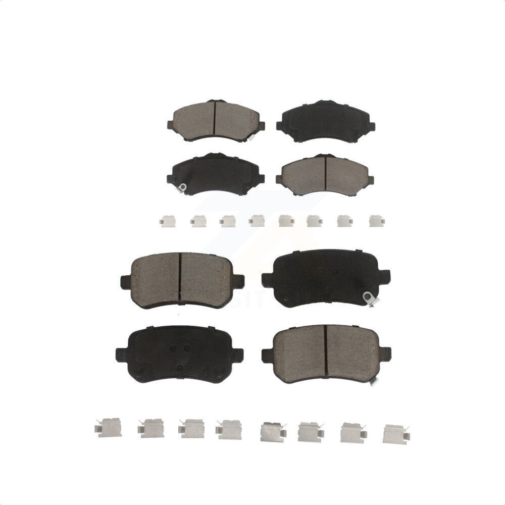 Front Rear Ceramic Brake Pads Kit For Dodge Grand Caravan Chrysler Town & Country Journey Volkswagen Routan Ram C/V KCX-100233