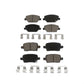 Front Rear Ceramic Brake Pads Kit For Chevrolet Equinox GMC Terrain Buick LaCrosse Regal TourX Sportback KCX-100237