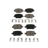 Front Rear Ceramic Brake Pads Kit For Chevrolet Equinox GMC Terrain Buick LaCrosse Regal TourX Sportback KCX-100237