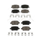 Front Rear Ceramic Brake Pads Kit For Chevrolet Equinox Malibu GMC Terrain Buick LaCrosse Regal TourX Sportback KCX-100238