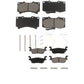 Front Rear Ceramic Brake Pads Kit For Hummer H3 H3T KCX-100270