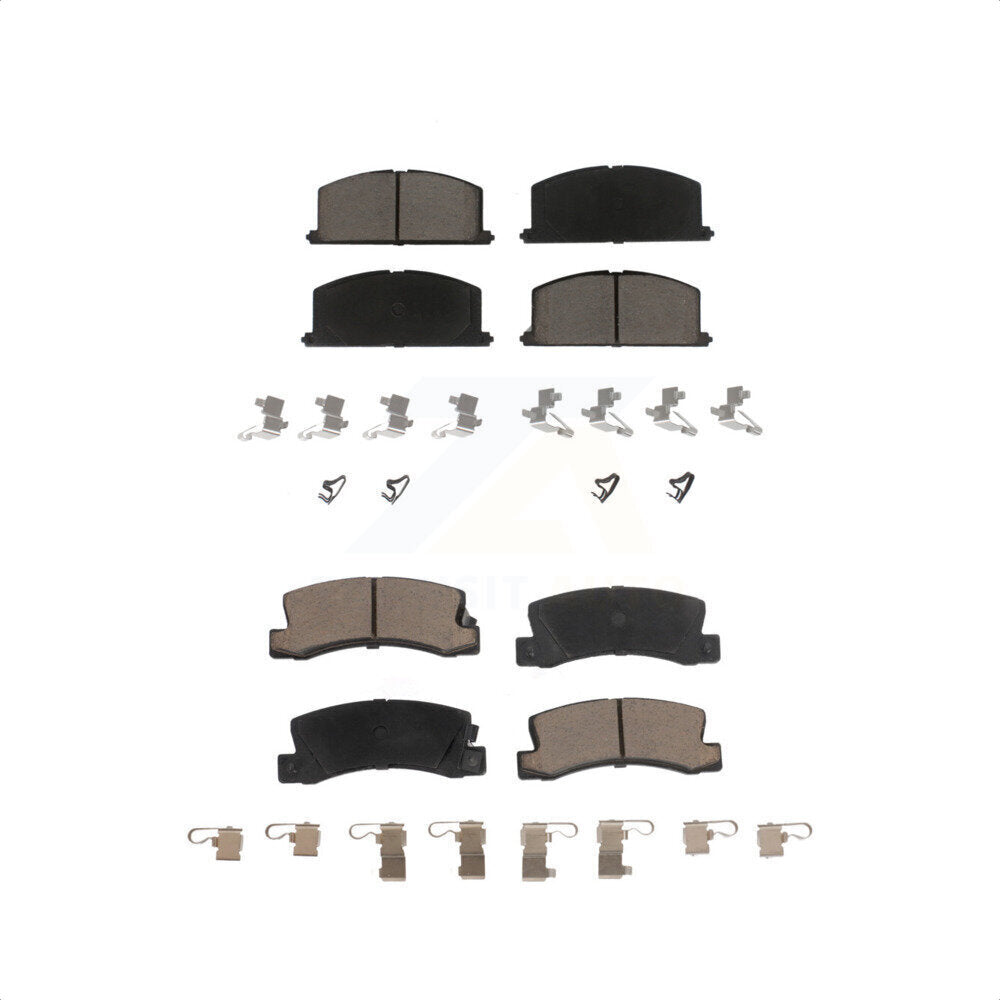Front Rear Ceramic Brake Pads Kit For Toyota Corolla Celica Geo Prizm Chevrolet Nova KCX-100280