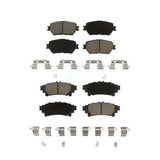 Front Rear Ceramic Brake Pads Kit For 2014 Lexus IS250 C F Sport KCX-100289