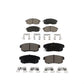 Front Rear Ceramic Brake Pads Kit For Nissan Maxima INFINITI I35 I30 KCX-100303