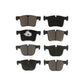 Front Rear Ceramic Brake Pads Kit For BMW 328i xDrive 335i 428i Gran Coupe 435i 330i GT Without Blue Painted Calipers KCX-100318
