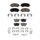 Front Rear Ceramic Brake Pads Kit For 2010-2013 Suzuki Kizashi KCX-100320
