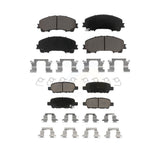 Front Rear Ceramic Brake Pads Kit For Nissan Rogue INFINITI Q50 QX50 Q60 KCX-100322