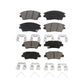 Front Rear Ceramic Brake Pads Kit For Hyundai Tucson Kia Sportage KCX-100333